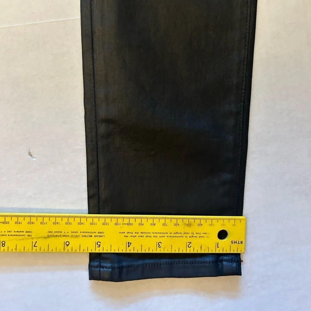 AGA Adriano Goldschmied The Mila super high rise skinny black jeans‎ Sz-29R. Y5